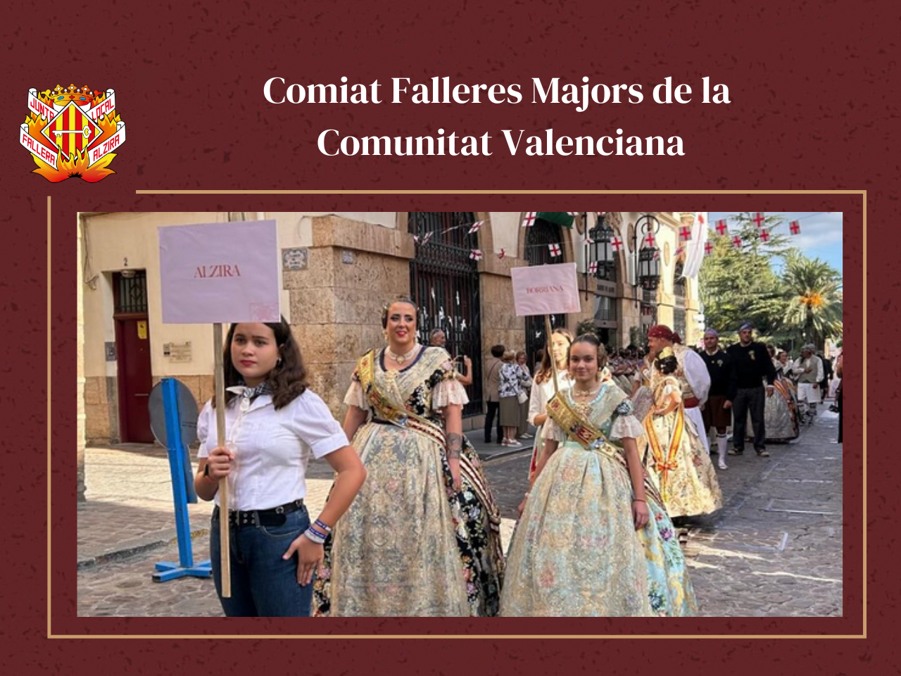 Imatge portada de la noticia Alzira assisteix al Comiat de les Falleres Majors de la Comunitat Valenciana 2025