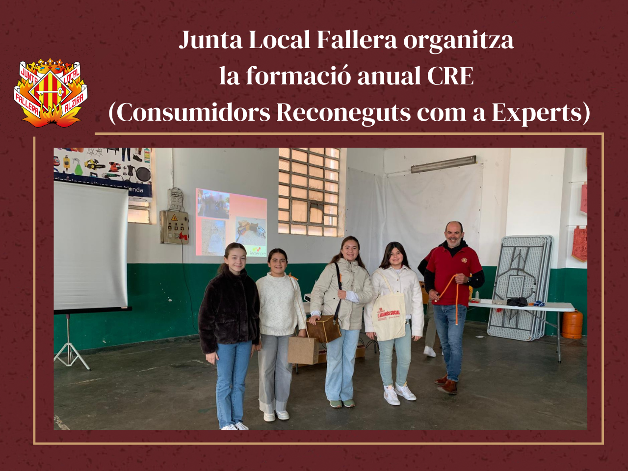 Imatge portada de la noticia Junta Local Fallera organitza la formació anual per al certificat CRE